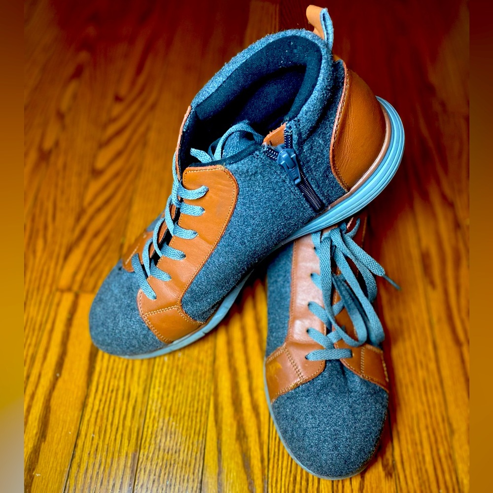 Men’s Propét Washable Wool Zip-Up Sneakers US 12 (slight wear)